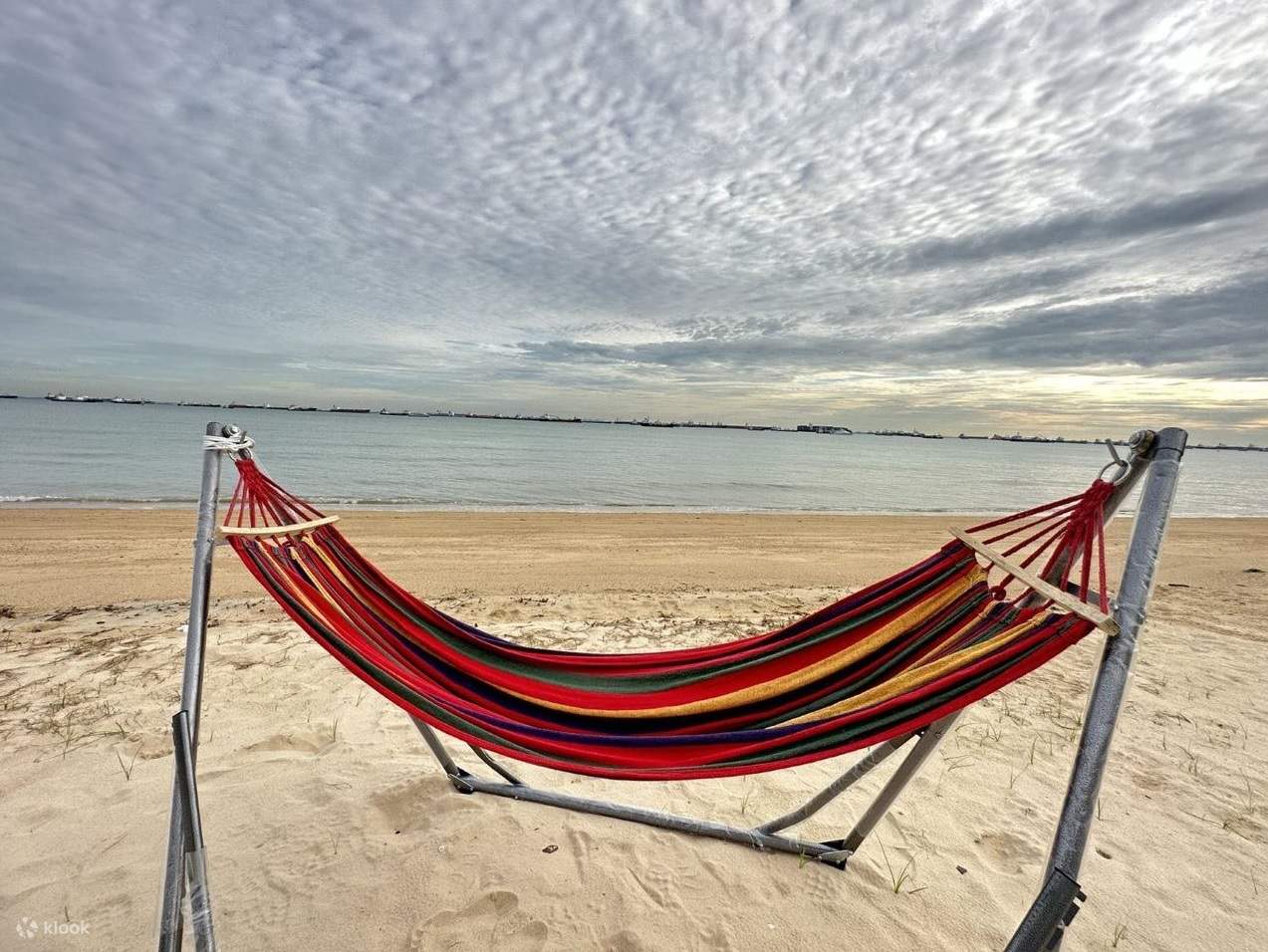 在吊床上放松身心