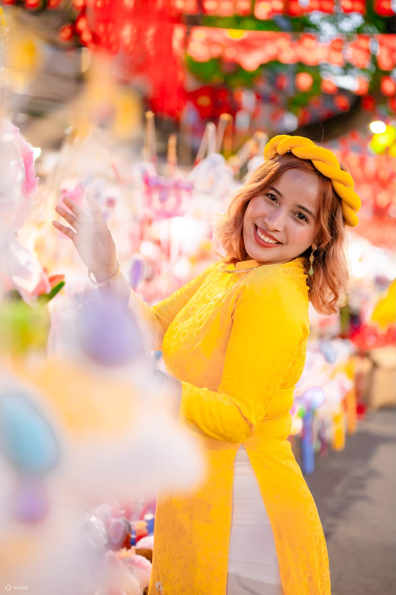 Ao Dai Verleih & Professionelles Fotoshooting in der Altstadt von Hanoi 