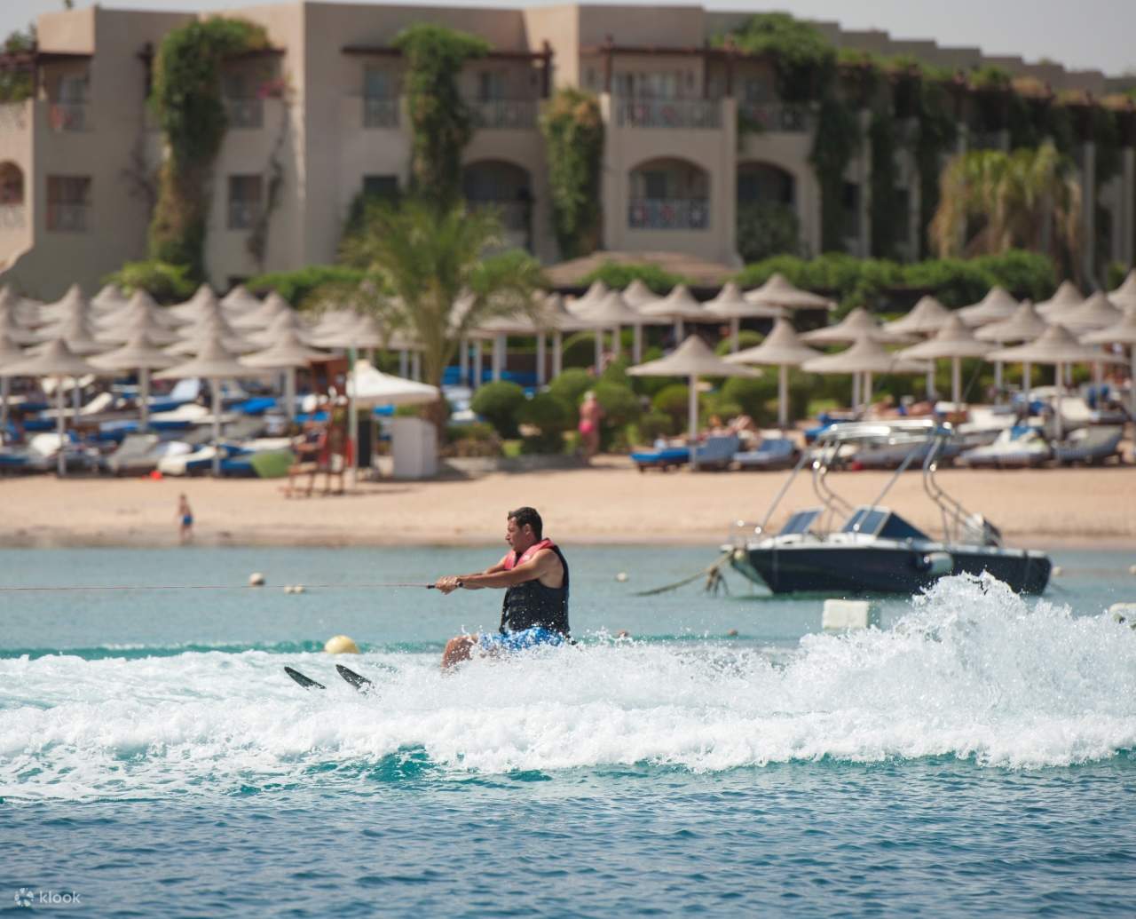 水上スキー＆サブウィング体験（専用送迎付き）－フルガダ