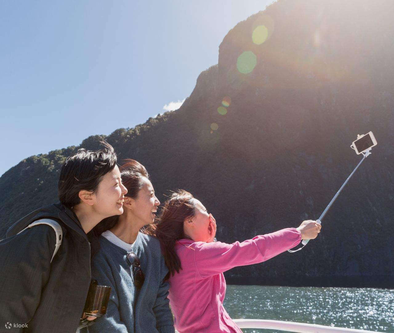 Huéspedes disfrutando del paisaje