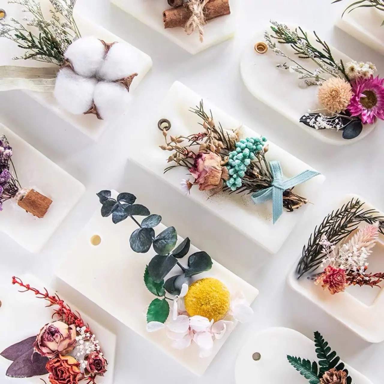 드라이플라워 캔들