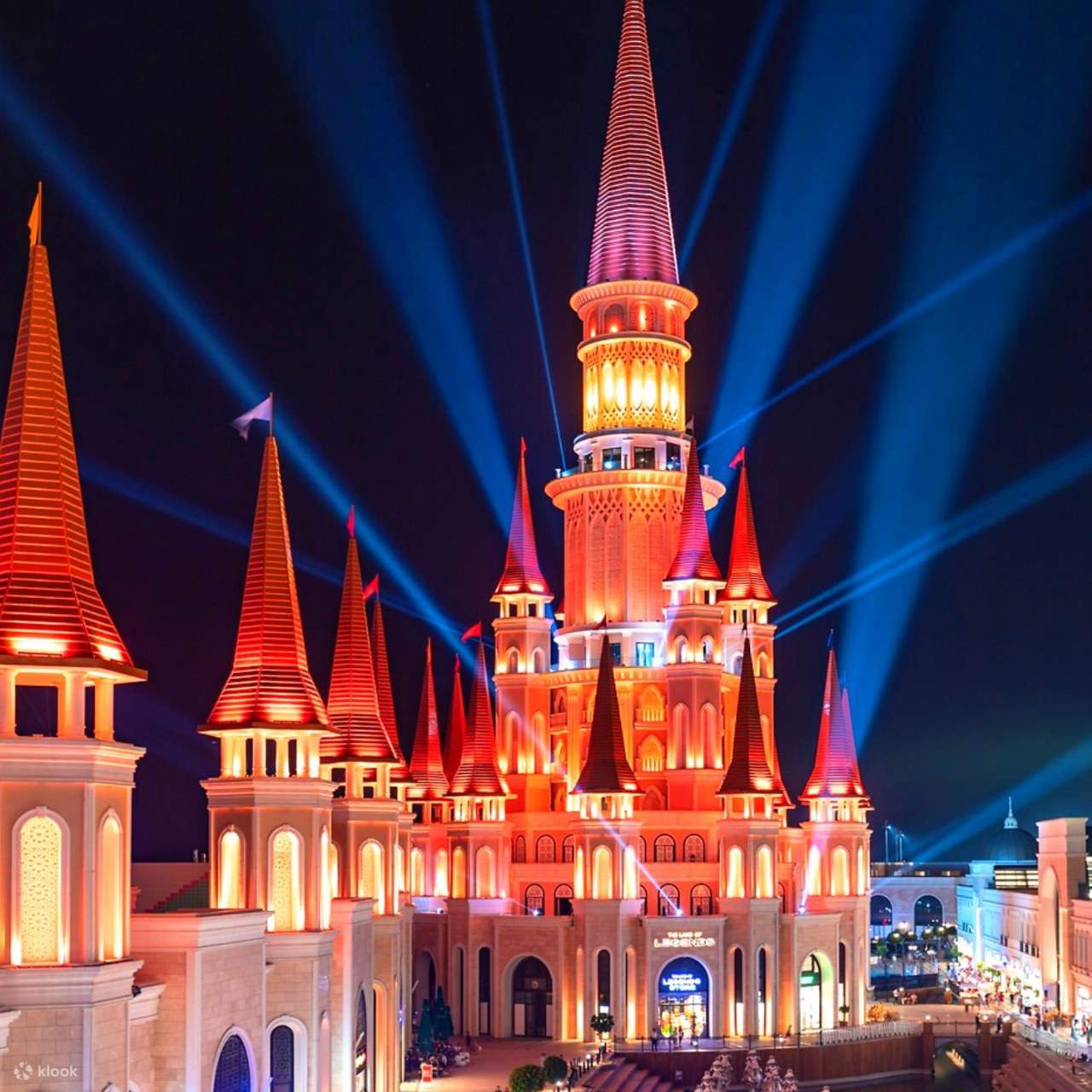 Explore the Land of Legends Themepark & Night Show with convenient 