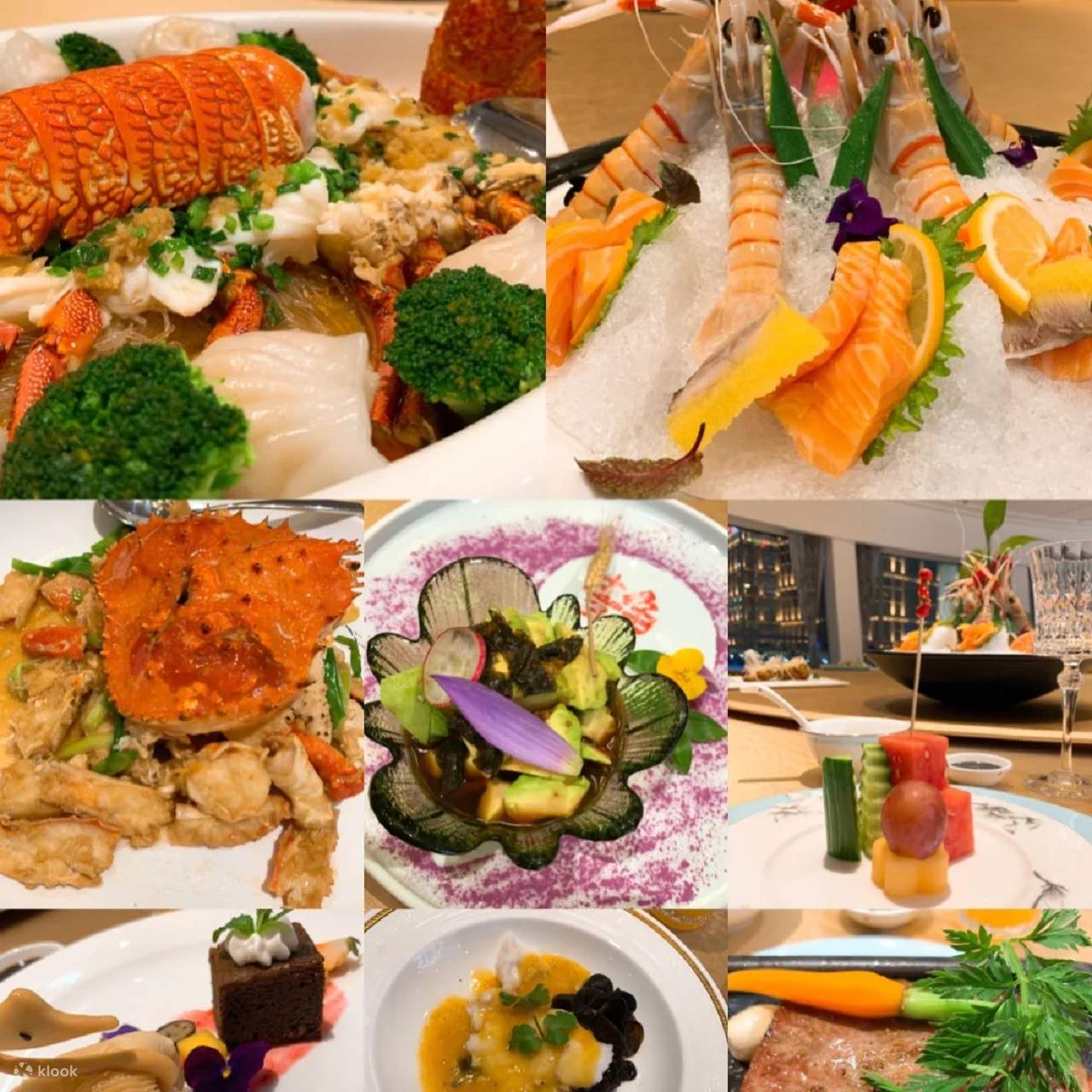 Buffet della crociera Crystal Princess