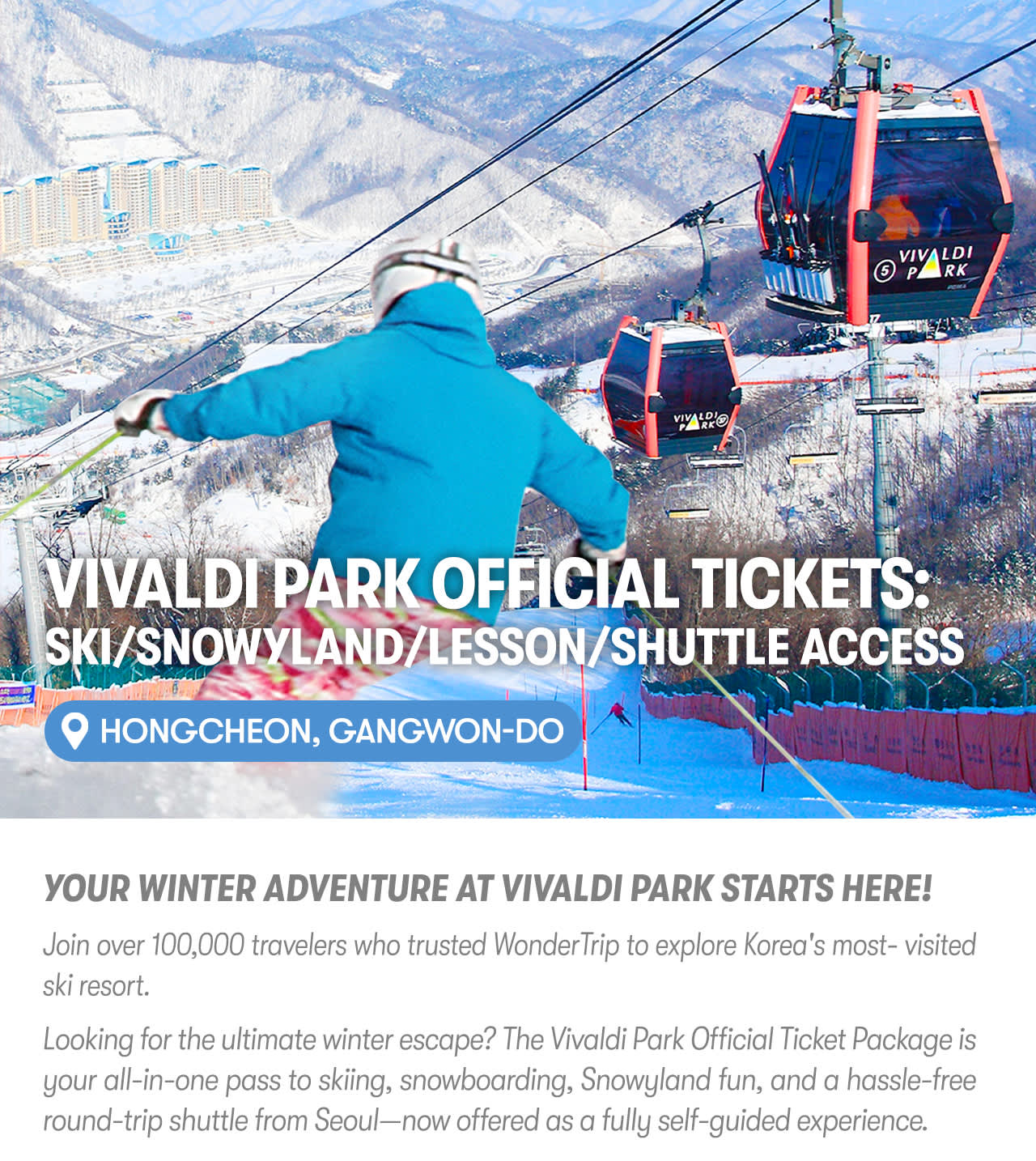 Vivaldi Park Snowy Land One Day Self Guided Tour in Gangwon-do - Klook  Malaysia