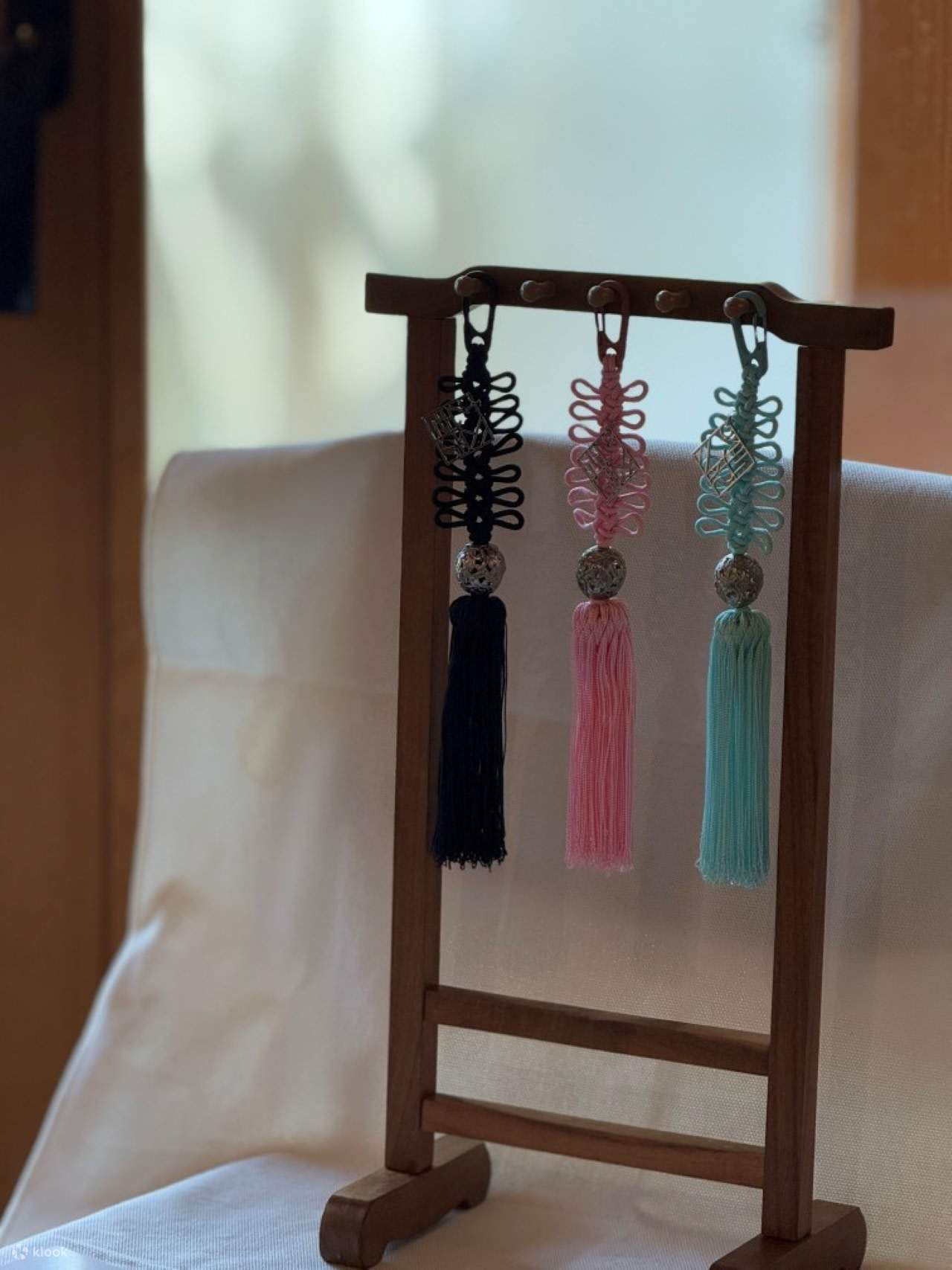 Workshop di creazione di portachiavi con nodo Norigae coreano nella foresta di Seoul