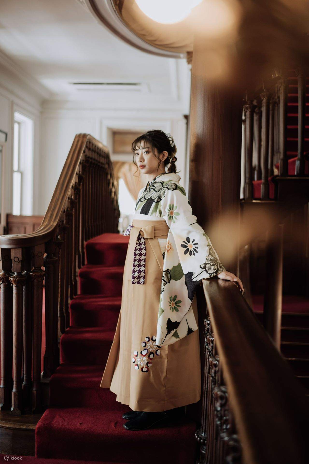 Kimonos with hakama pants