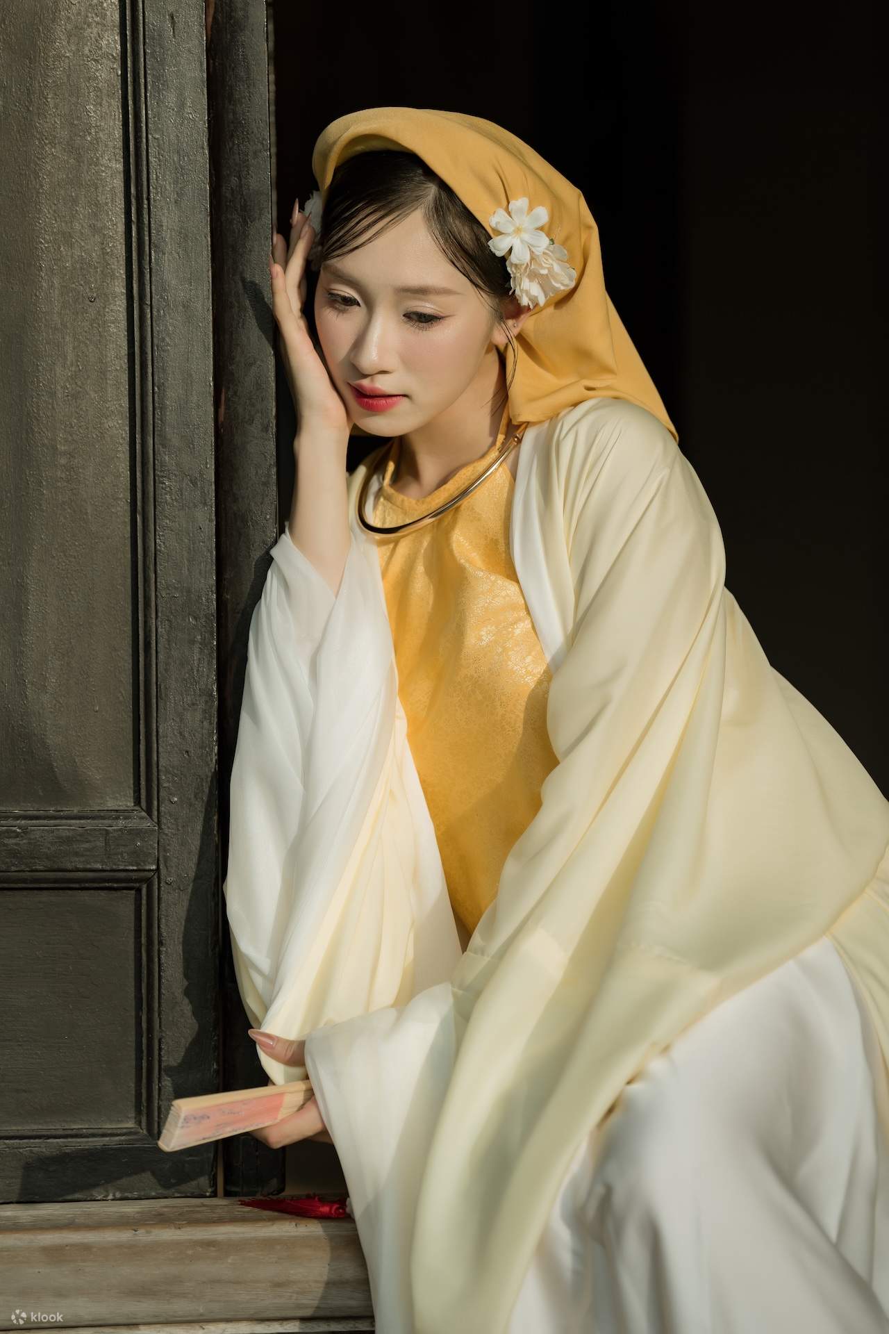 河内旧城区奥黛租借及专业摄影体验