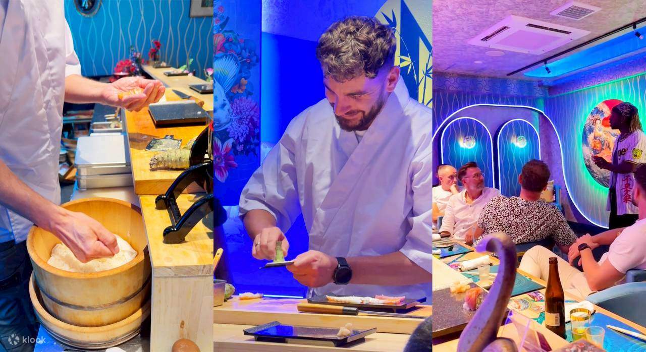 心斋桥：新日本寿司品尝+制作体验