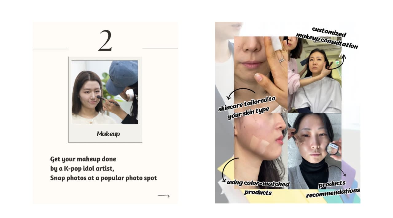 Analisi del colore personale & Make-up a Seoul Myeongdong