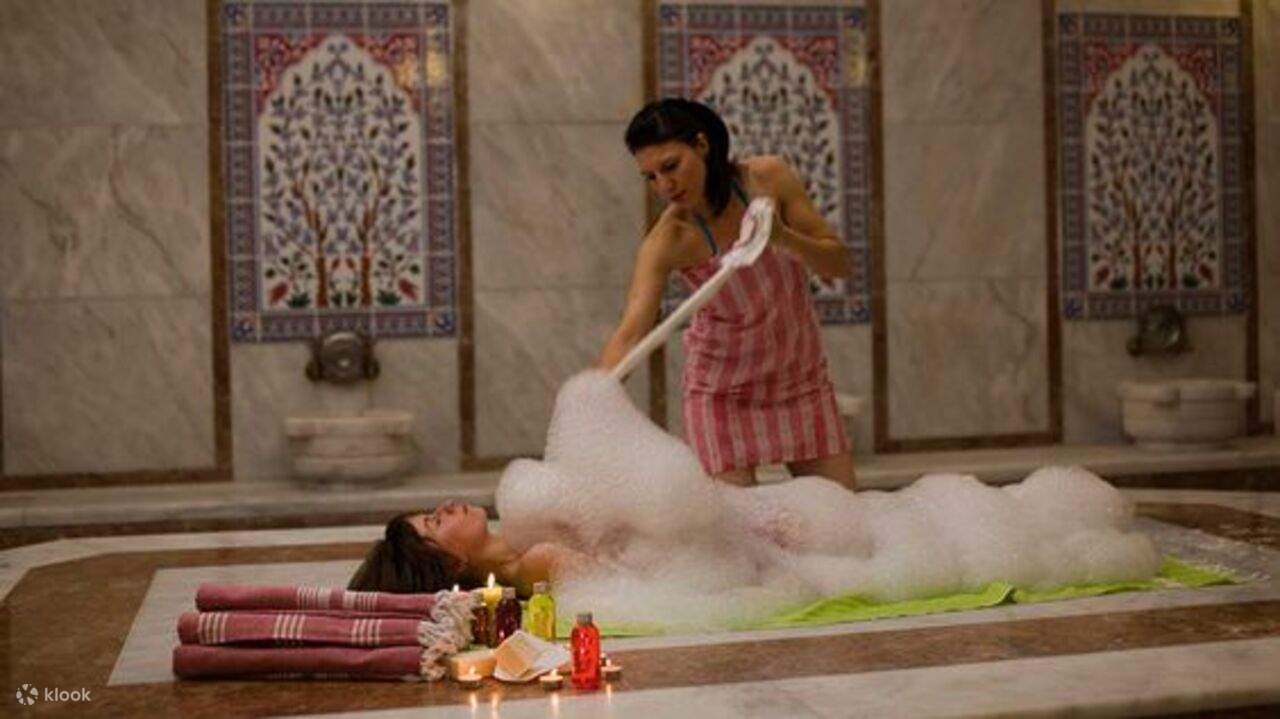 Bain Turc et Massage Complet du Corps avec Transport