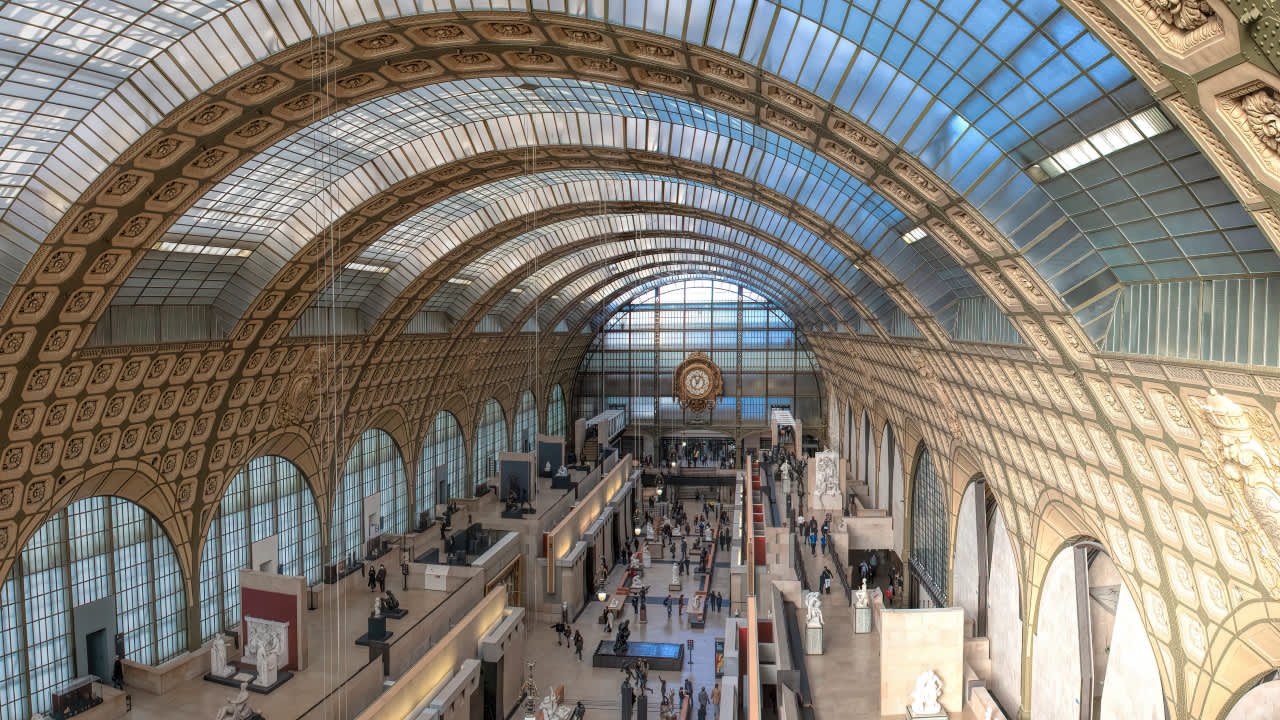 orsay museum dahulunya merupakan stesen kereta api pada tahun 1980-an