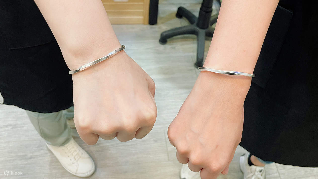 타이중 금속공예/일일 금속공예 체험/수공예 체험/커플링/순은/황동/반지/팔찌