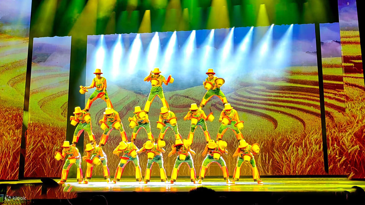 Билет на акробатическое представление в Пекинском Красном театре, представление в 16:20