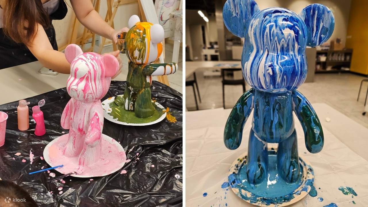 Bear Brick Fluid Art Jamming di We Art