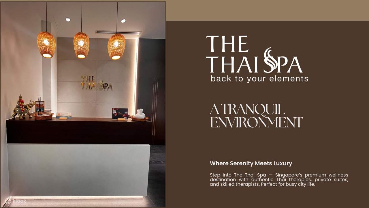Pengalaman Spa & Urutan di The Thai Spa, Singapura