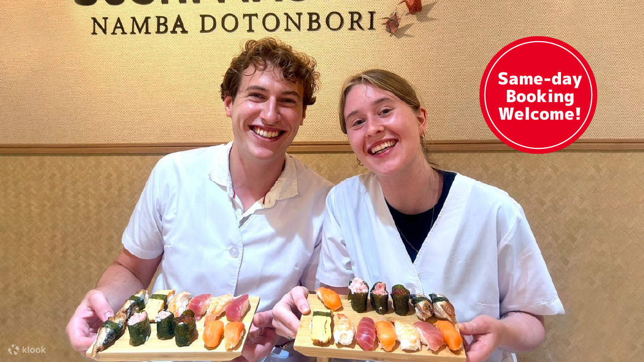 Werde zum Sushi-Meister in Namba! Buchungen am selben Tag willkommen!