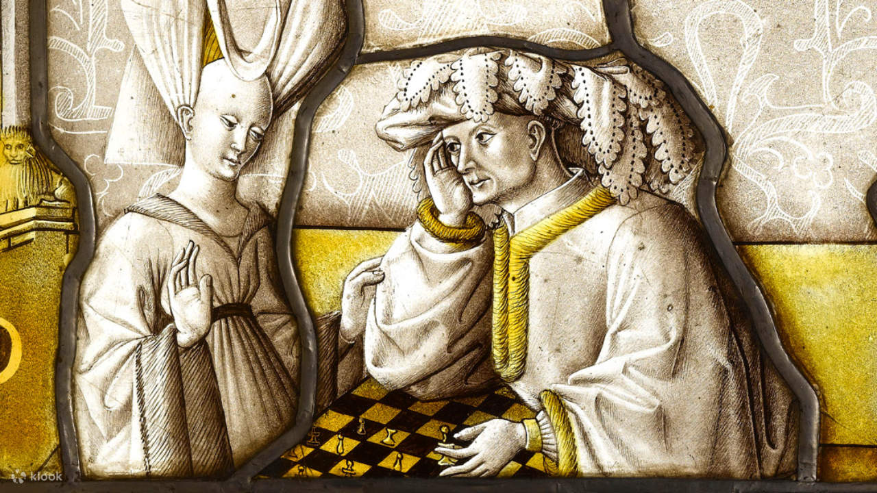 【未使用】フランス製 クリュニー中世美術館　テーブルランナー 未使用】フランス製 クリュニー中世美術館 テーブルランナー