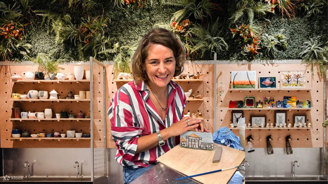 Black and White House Tile Workshop