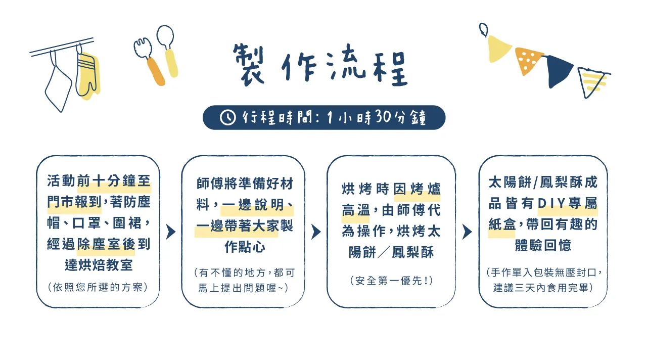 台中｜九个太阳烘焙小教室｜太阳饼＆凤梨酥DIY手作课程｜需电话预约