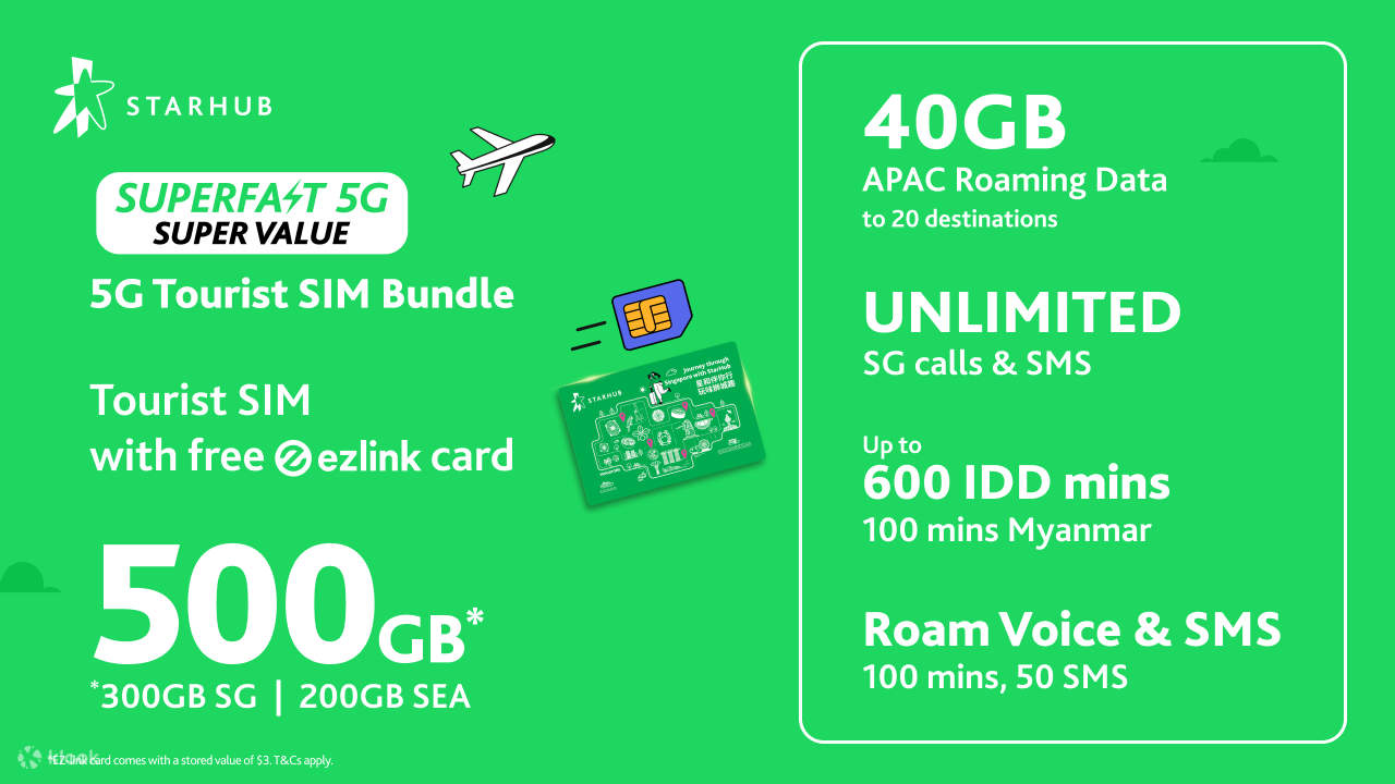 StarHub 5G SIM Card for Singapore - Klook