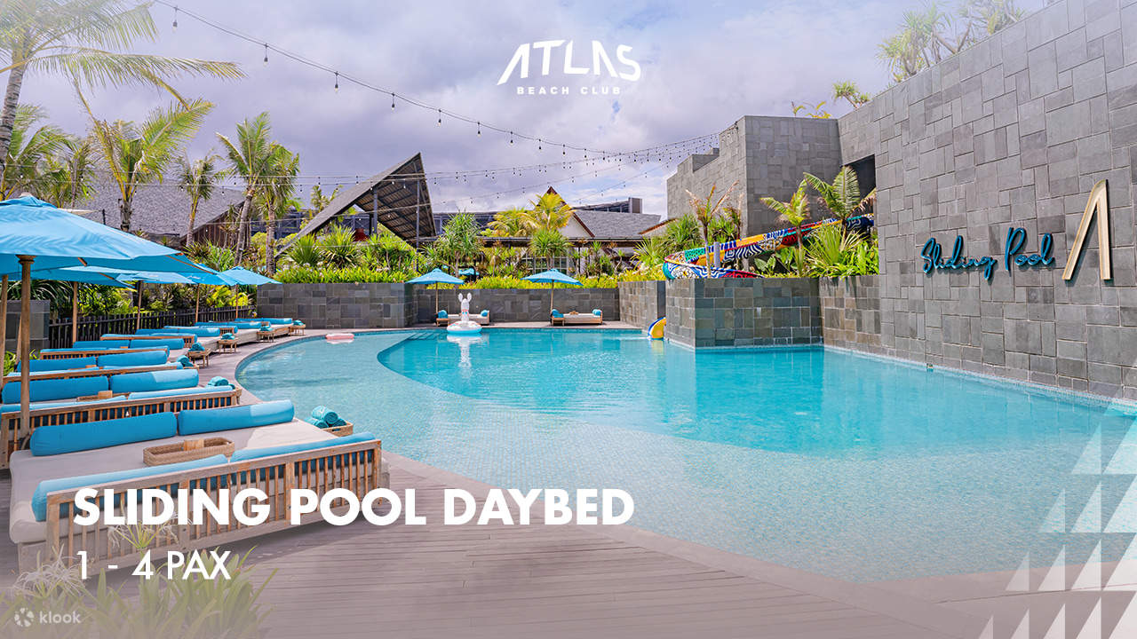 atlas beach club - Sliding Pool Daybed