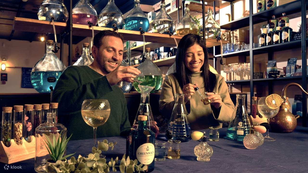 Atelier de fabrication de gin à Greenwich à Londres