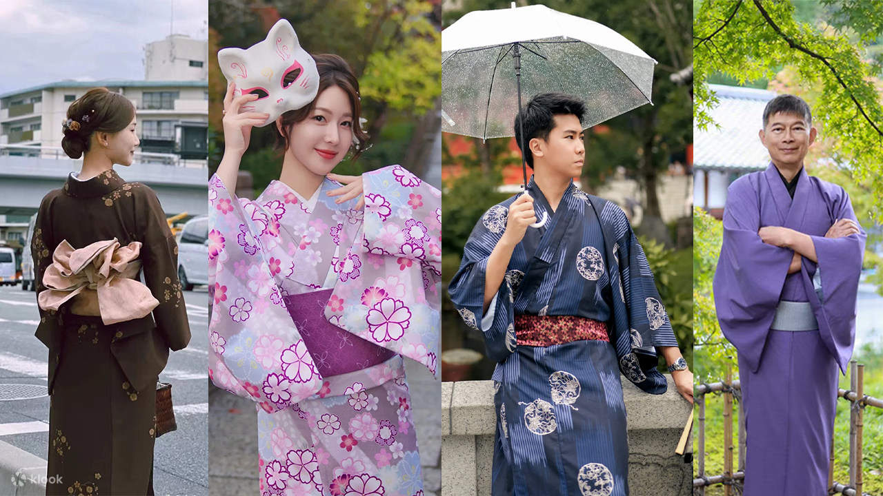 京都着物＆浴衣レンタル体験＆日本風メイク＆写真撮影（Ookini清水寺総
