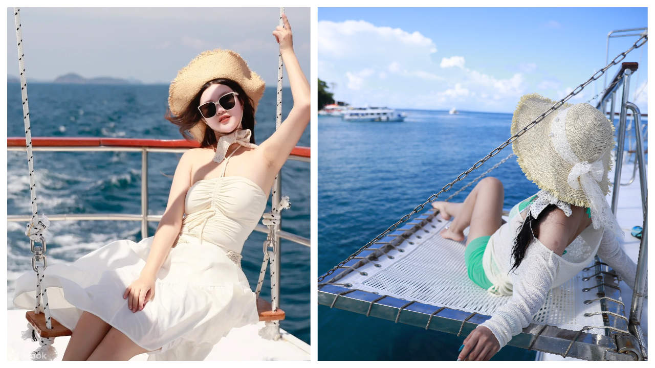 Détendez-vous dans des sièges confortables et prenez de superbes photos à chaque coin du bateau !