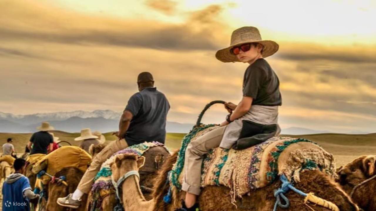 馬拉喀什：阿格菲沙漠騎駱駝和四輪摩托體驗 + 晚餐表演
