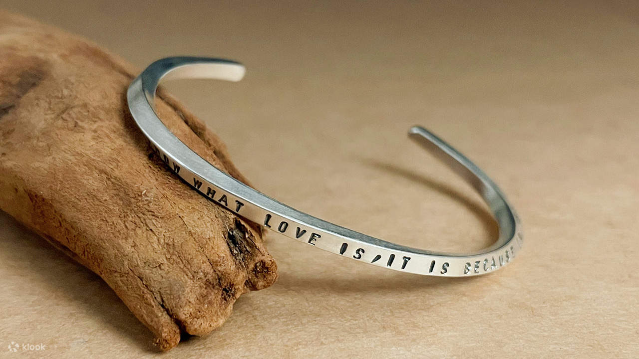 Atelier de métallurgie à Taichung/Expérience de métallurgie d'une journée/Expérience artisanale/Alliances pour couples/Argent massif/Laiton/Bague/Bracelet