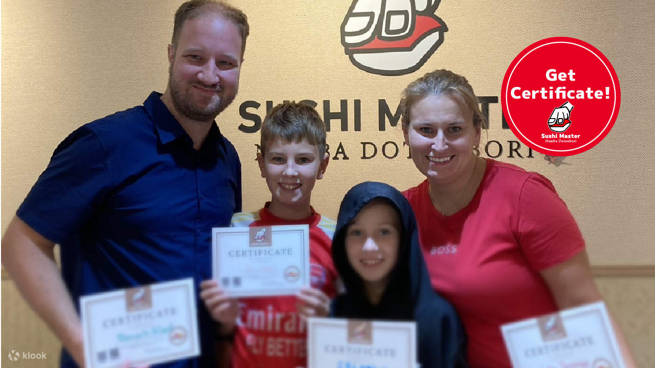 Werde zum Sushi-Meister in Namba! Buchungen am selben Tag willkommen!