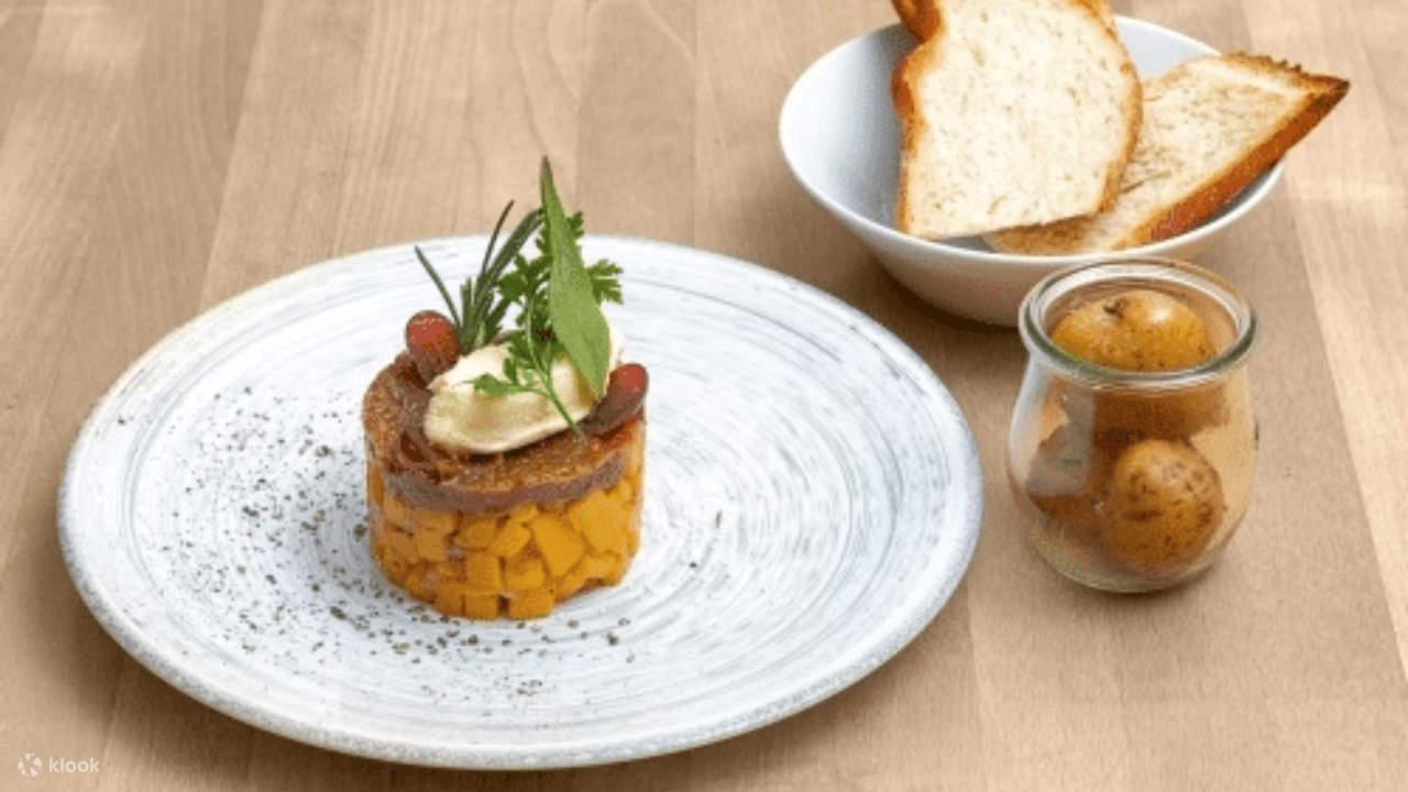 Delight in beautifully presented tapas paired with a refreshing beverage