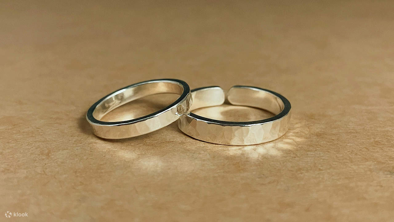 타이중 금속공예/일일 금속공예 체험/수공예 체험/커플링/순은/황동/반지/팔찌