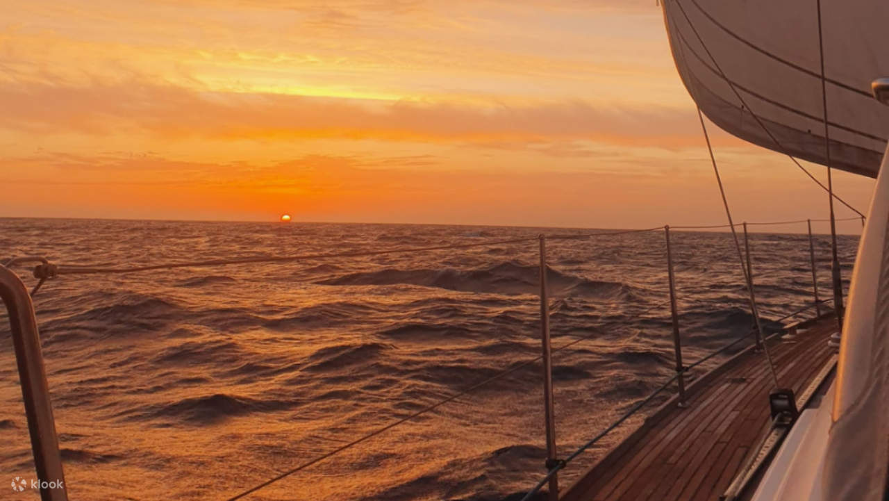 在甲板上放松身心，在微风中品尝免费饮品