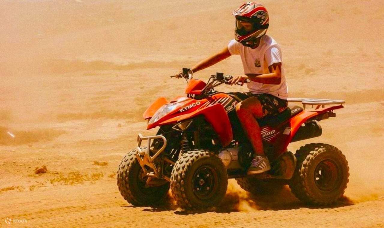 Desert Adventure Quad Biking Camel Riding & Dinner Show in Agafay