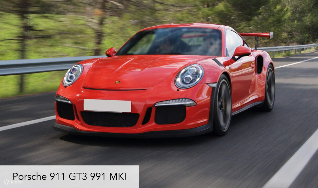Rasakan sensasi mengendarai Porsche 911 GT3 991 MK1 yang ikonis di jalanan terbuka