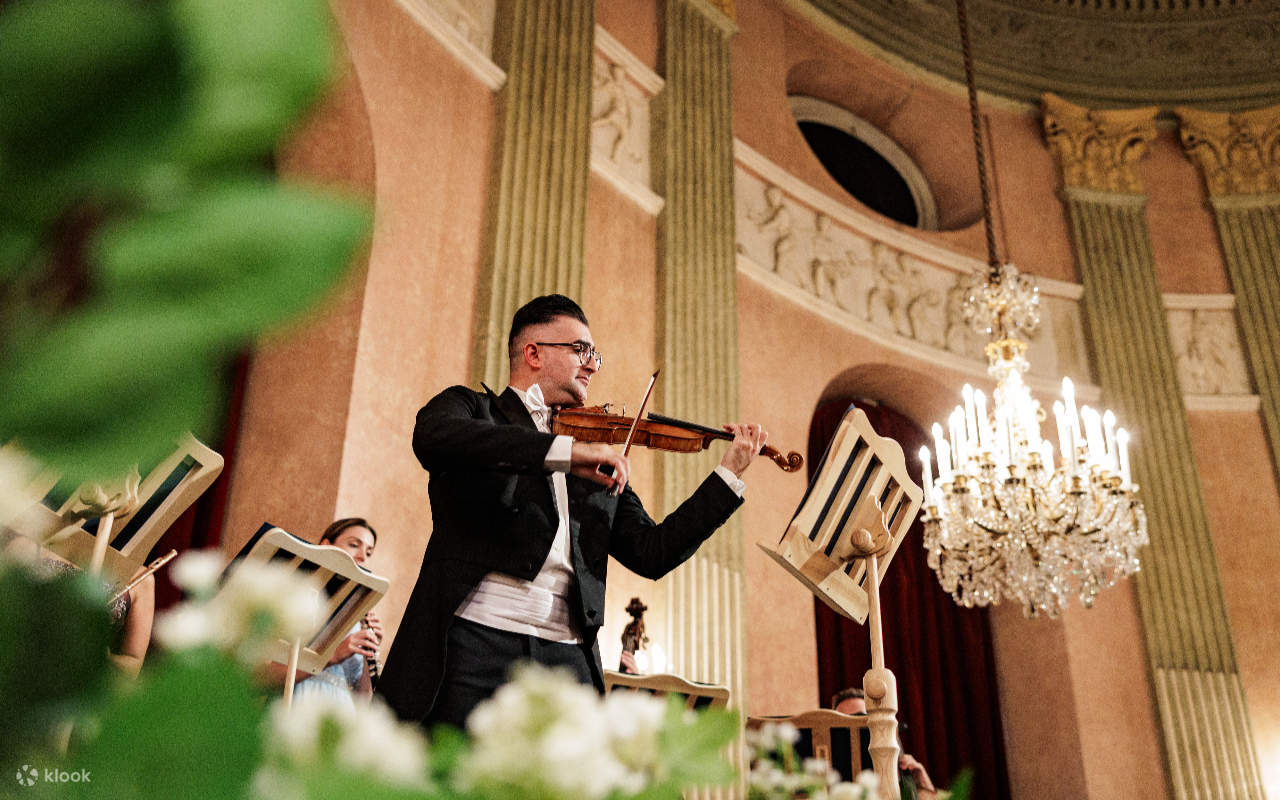 Erkunden Sie die prunkvolle Treppe und die reich verzierten Innenräume des Palastes und genießen Sie ein wahres imperiales Ambiente.