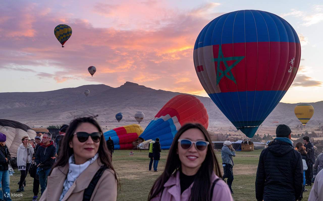 Marrakesch: Ballonfahrt, Berber-Frühstück mit Abholung
