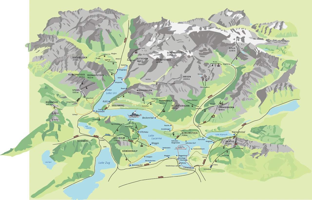 Панорамный круиз на яхте Saphir в Люцерне