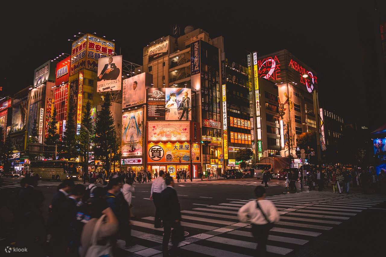 tokyo-night-tour-akihabara-shibuya-karaoke-city-lights-klook