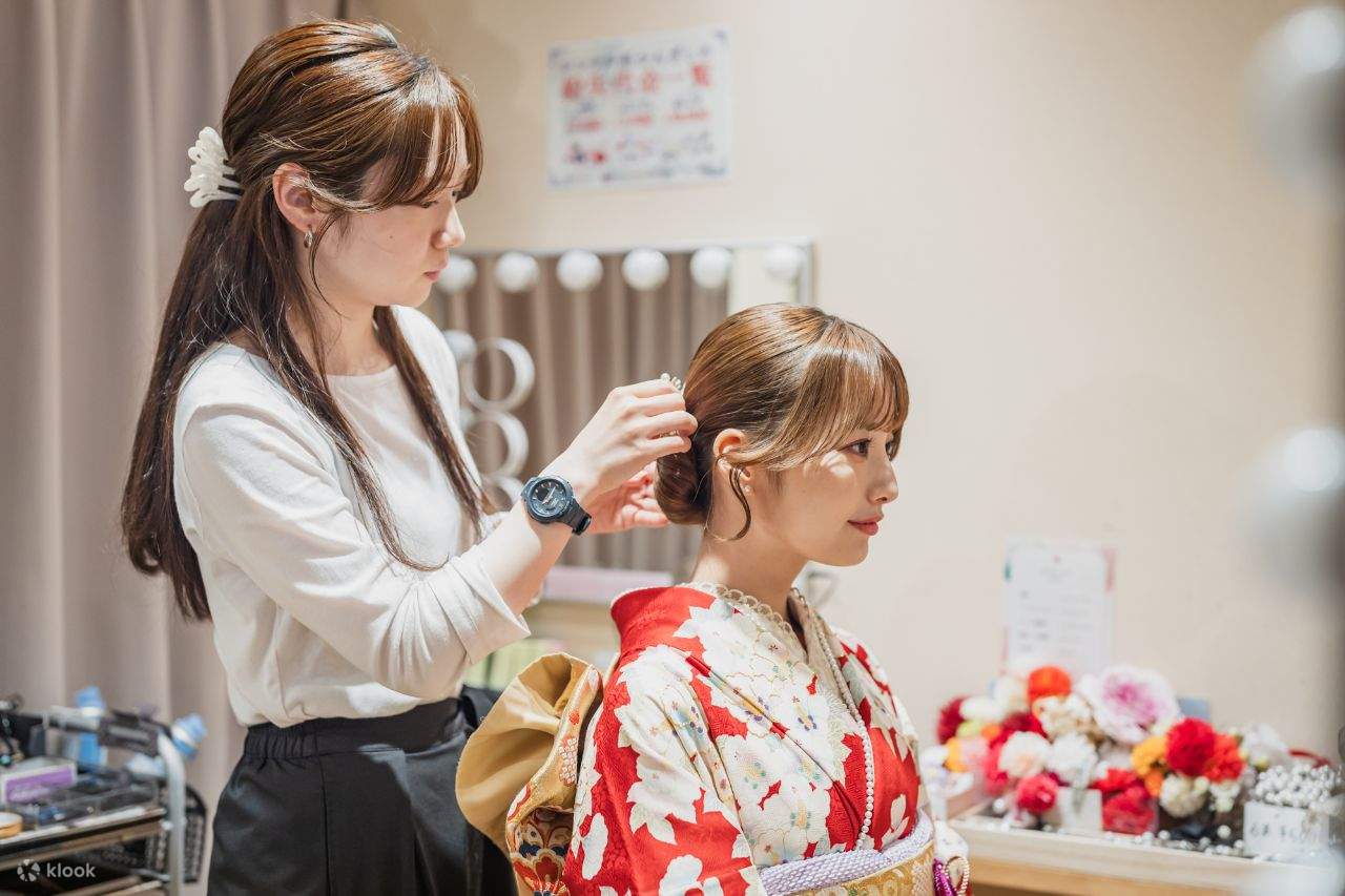 Penyewaan Kimono (disediakan oleh Kimono Rental wargo Tokyo Asakusa)