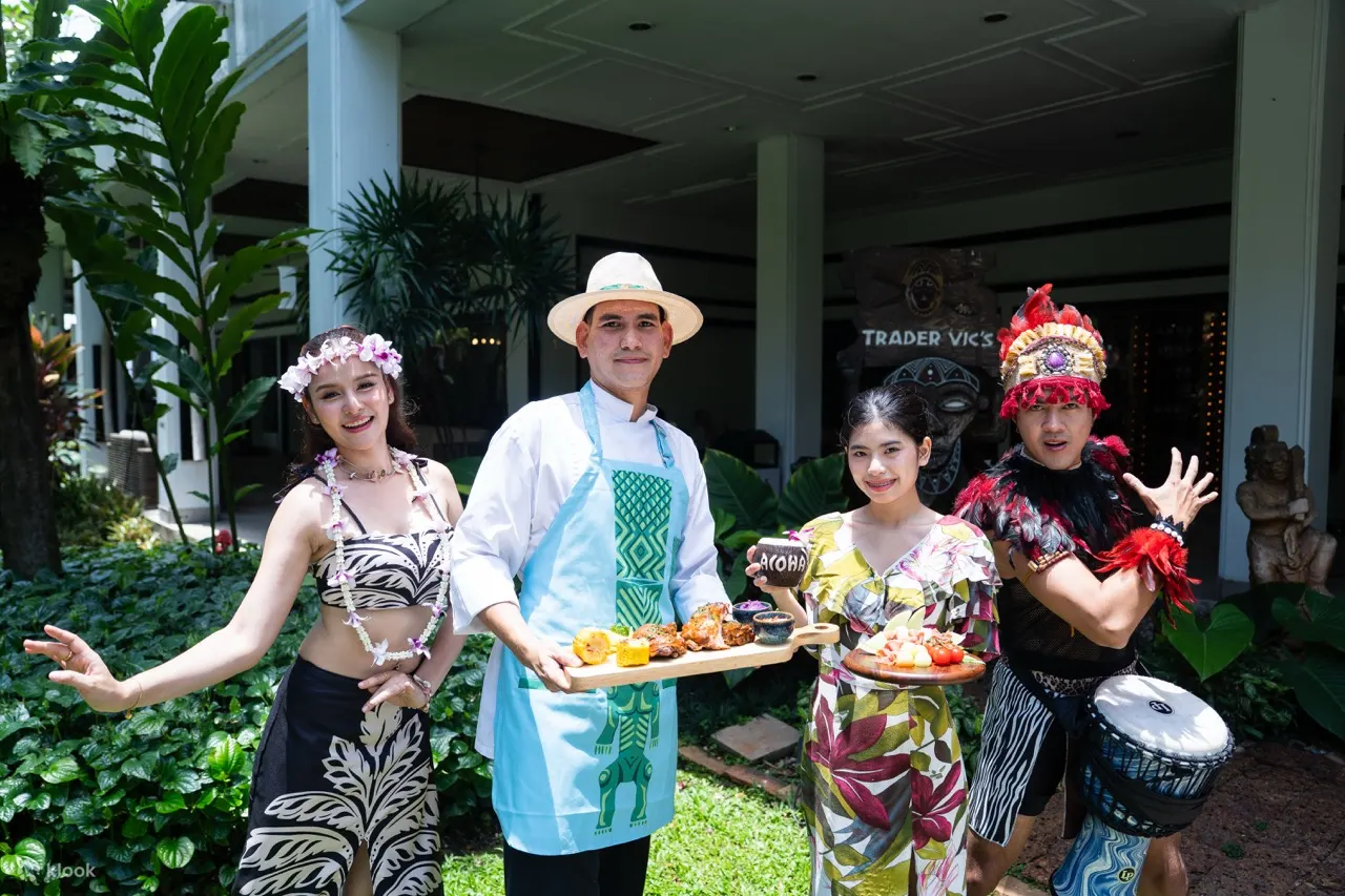 曼谷安纳塔拉河畔度假村的 Trader Vic's