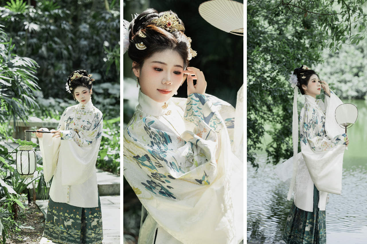 Xi Xi Hanfu Experience Hall ▪ Pengalaman Pemotretan (Sewa Hanfu + Pilihan Termasuk Rias Wajah Pengalaman Hanfu + Pilihan 1 Jam Sesi Pemotretan Outdoor dengan Fotografer + Pilihan Kostum yang Indah dan Beragam + Pelayanan Berkualitas + Kostum Berkualitas T