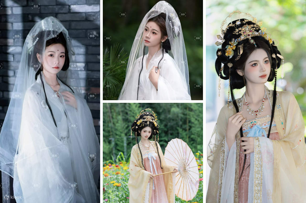 Xi Xi Hanfu Experience Hall ▪ Pengalaman Pemotretan (Sewa Hanfu + Pilihan Termasuk Rias Wajah Pengalaman Hanfu + Pilihan 1 Jam Sesi Pemotretan Outdoor dengan Fotografer + Pilihan Kostum yang Indah dan Beragam + Pelayanan Berkualitas + Kostum Berkualitas T