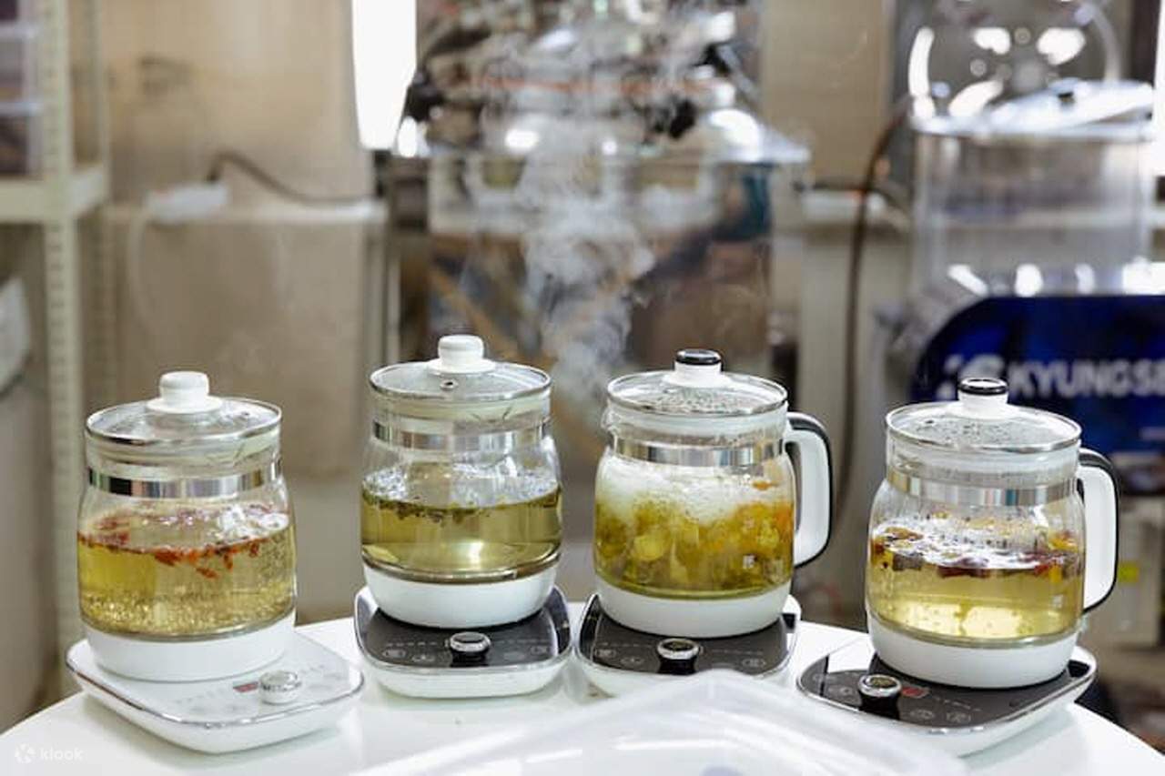 herbal tea class & Korean Medicine tour