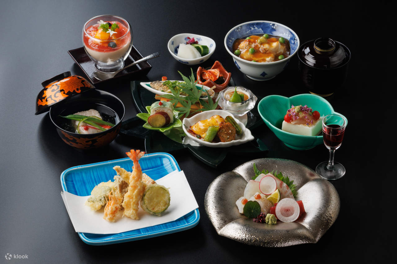 季節のお造り•天ぷら懐石コース（ワンドリンク付）