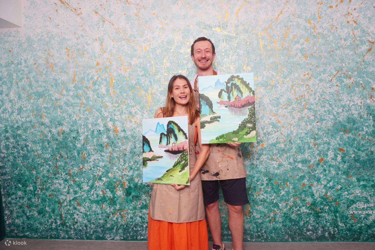シンガポール発 ペイントブラッシュ (Paintblush) のカップル向けペイント体験