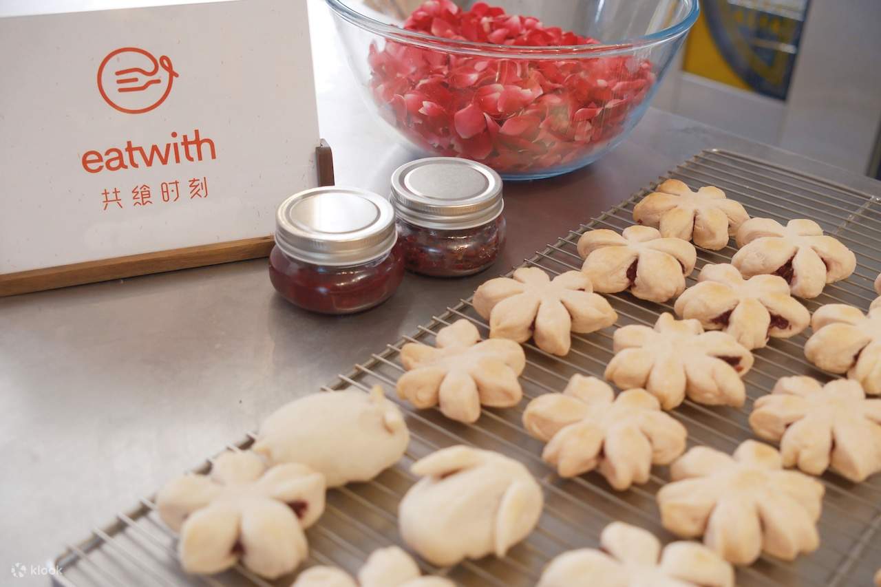 수제 플라워 케이크