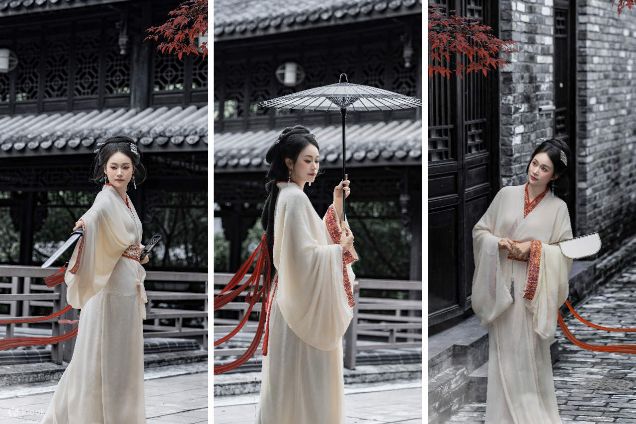 Xi Xi Hanfu Experience Hall ▪ Pengalaman Pemotretan (Sewa Hanfu + Pilihan Termasuk Rias Wajah Pengalaman Hanfu + Pilihan 1 Jam Sesi Pemotretan Outdoor dengan Fotografer + Pilihan Kostum yang Indah dan Beragam + Pelayanan Berkualitas + Kostum Berkualitas T