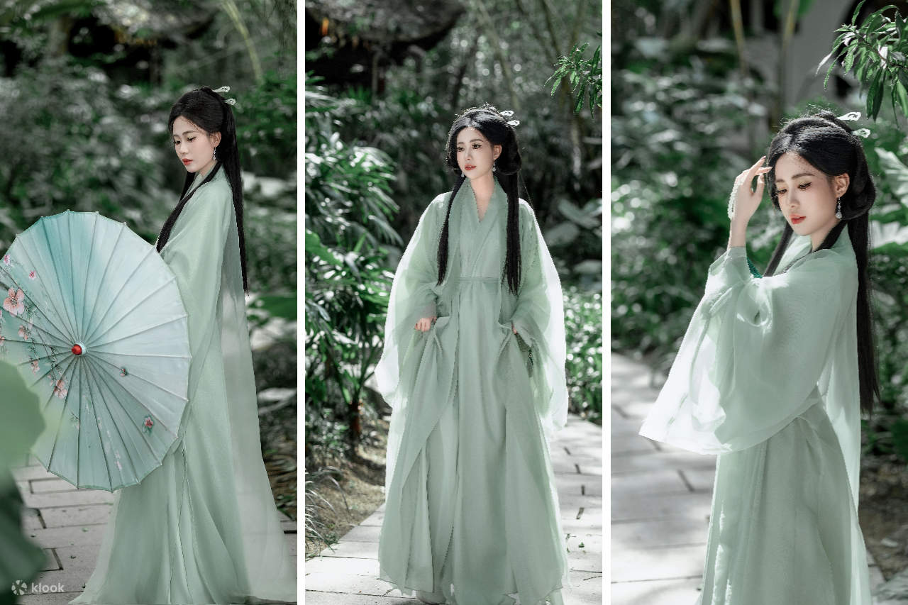 Xi Xi Hanfu Experience Hall ▪ Pengalaman Pemotretan (Sewa Hanfu + Pilihan Termasuk Rias Wajah Pengalaman Hanfu + Pilihan 1 Jam Sesi Pemotretan Outdoor dengan Fotografer + Pilihan Kostum yang Indah dan Beragam + Pelayanan Berkualitas + Kostum Berkualitas T